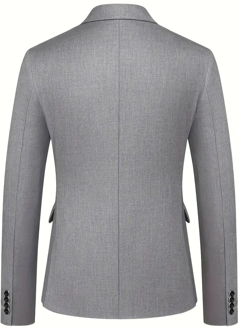 Breathable Grey Prayer Ready Suit - Swiss Tech Anti-Static, Adjustable Waist Vest & Cool-Touch Lining - Image 4