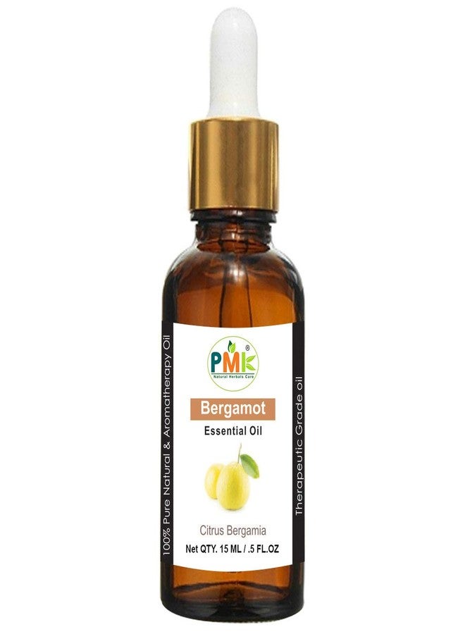PMK Pure Natural Bergamot Essential Oil Therapeutic Grade Oil For Skin Care (15 ML) - Image 2