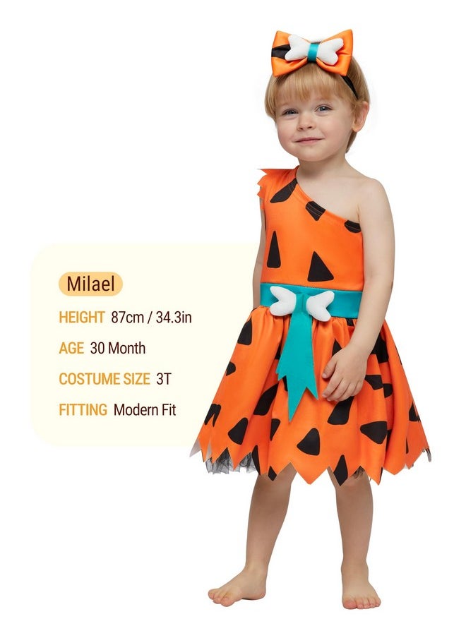 Spooktacular Creations - Baby Caveman Costume For Girl, Halloween Cavegirl Costume For Girls Baby Halloween Costume Cosplay Parties(18-24 Months) - Image 1