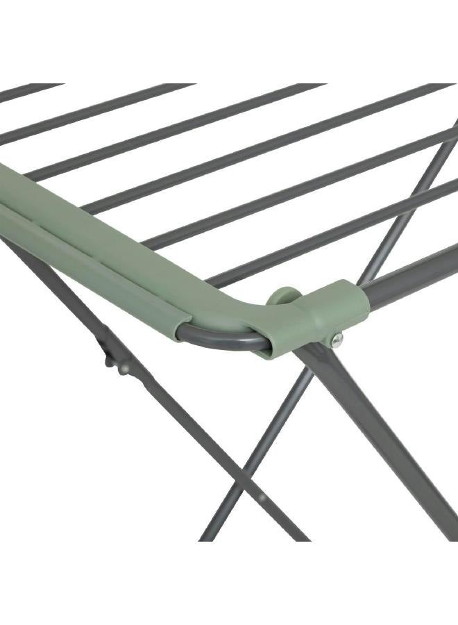 لوفت رف تجفيف قابل للتمديد، الطول 92×60×137 سم، فضي، فولاذ - 186209 - Image 2