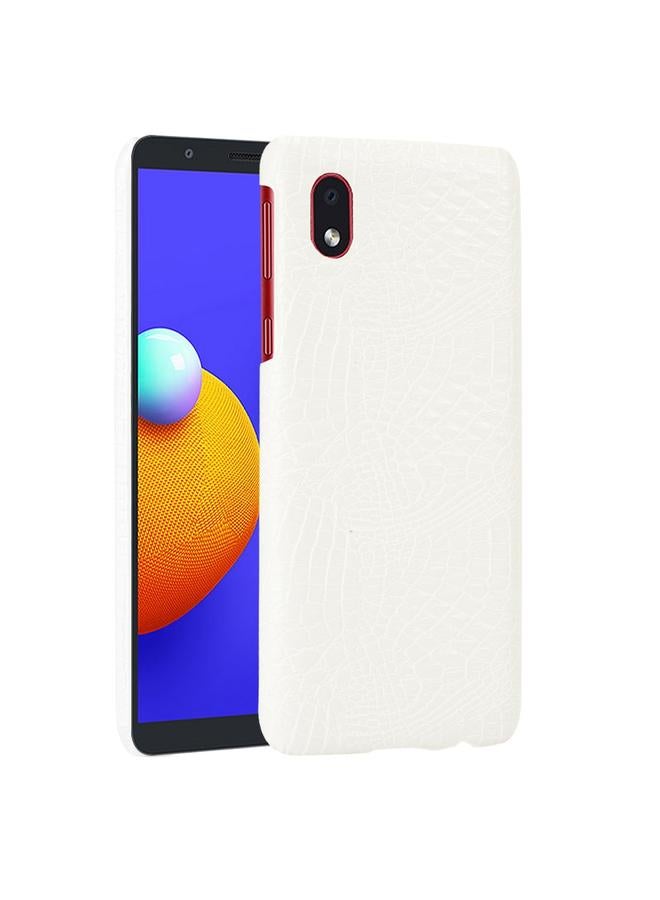 S-TOP Case For Samsung Galaxy A01 Core Shockproof Crocodile Texture PC + PU Case - Image 1