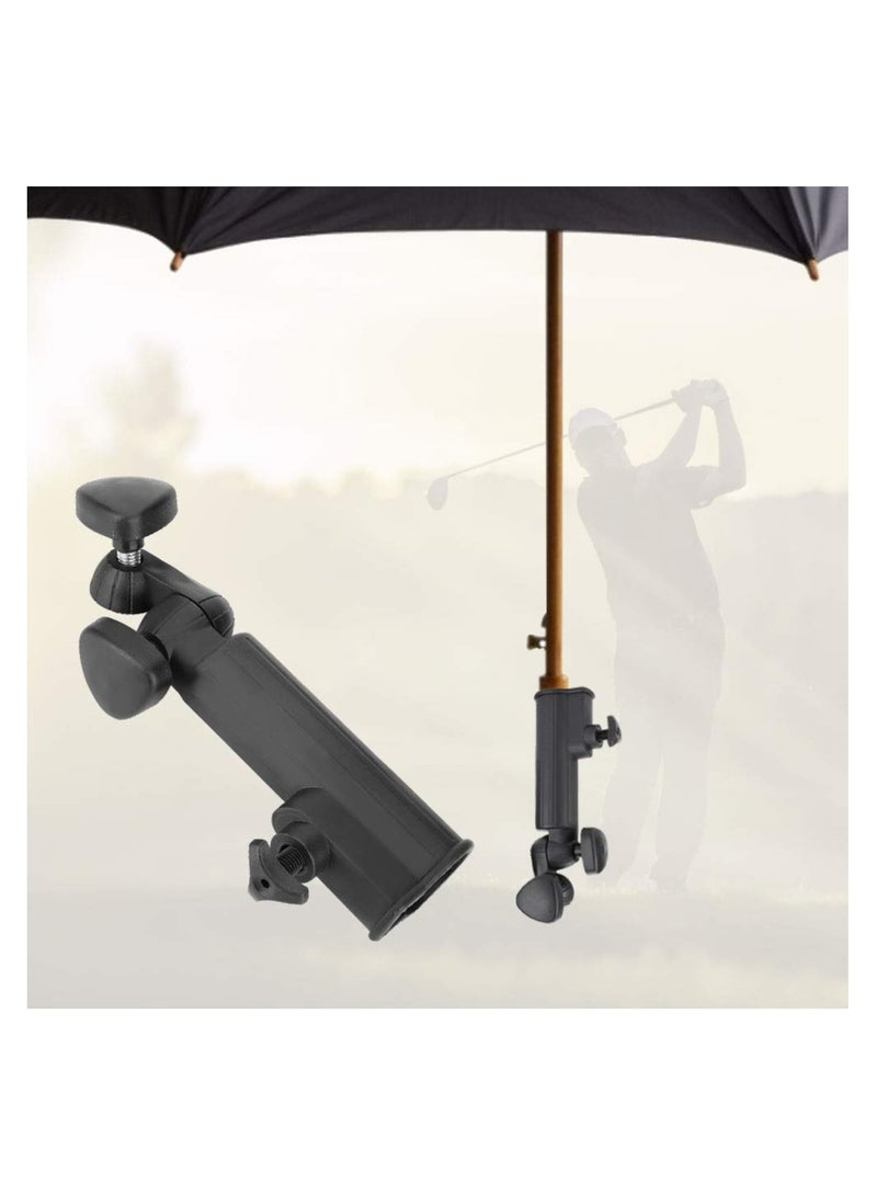 SYOSI Umbrella Stand, Golf Umbrella Holder, Golf Umbrella Holder for the trolley, Adjustable Plastic Stand Push Pull Bike Cart Umbrella Clip Mounting Attachment for Outdoor Sports - Image 4