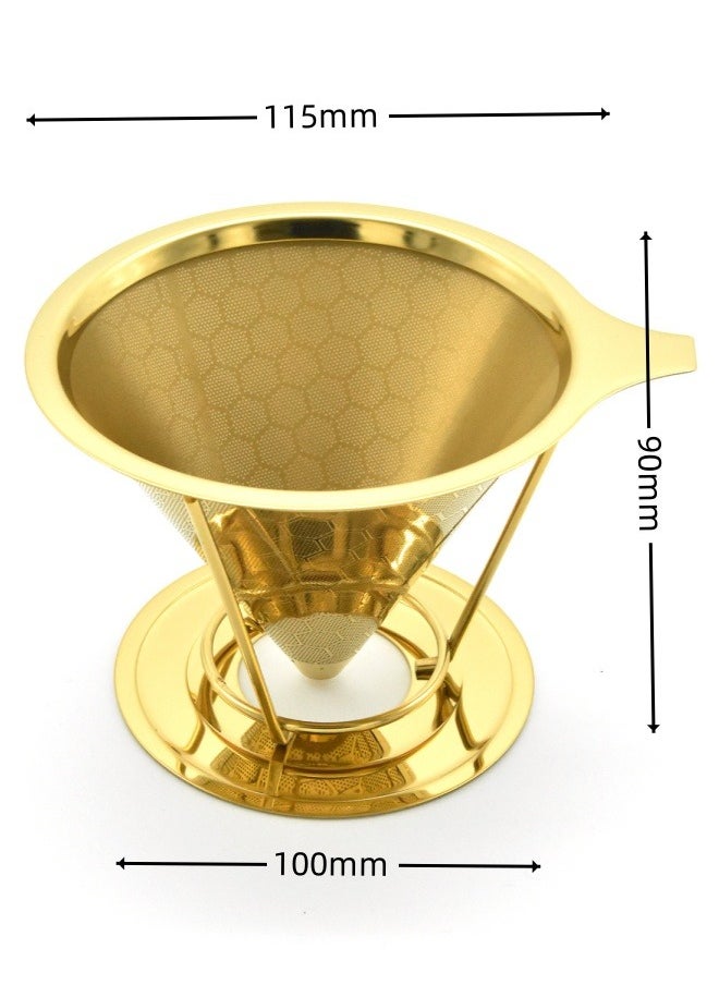 Stainless Steel Double Coffee Filter (Gold) - pzsku/Z6F949464DC5B86E5BD51Z/45/_/1711859003/f9a51706-6426-4533-961d-7ff749dc9fde