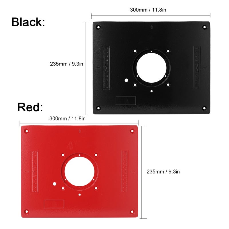 Multifunctional Aluminum Alloy Router Table Insert Plate Trimmer Engraving Machine Tool Woodworking Benches Woodworking Tools - Image 2