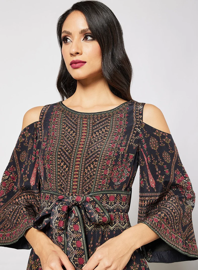 NIRRAAMYAA Digital Printed Kaftan