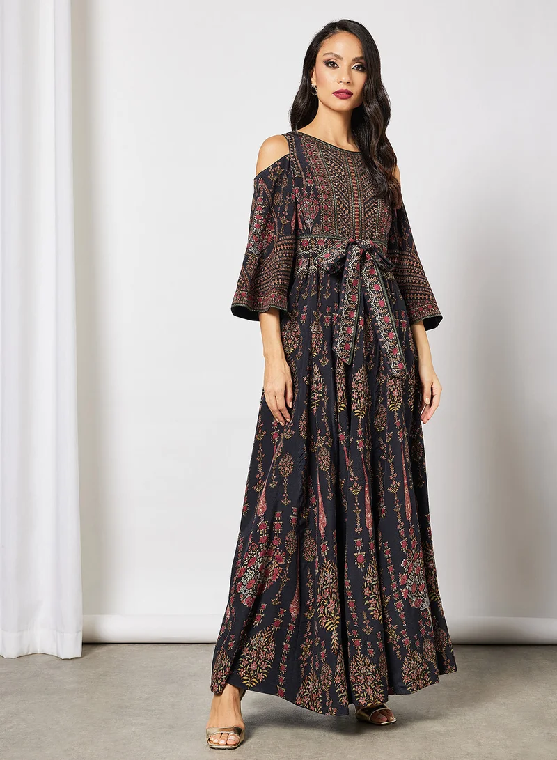 NIRRAAMYAA Digital Printed Kaftan