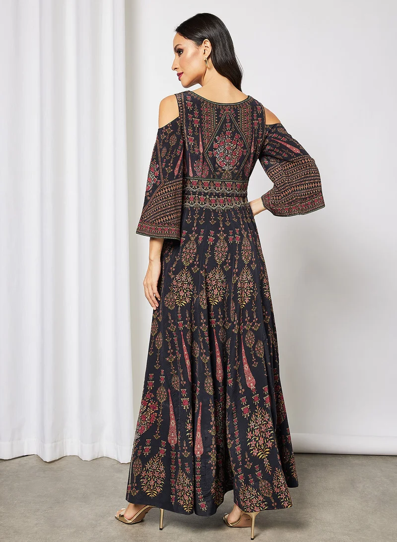 NIRRAAMYAA Digital Printed Kaftan