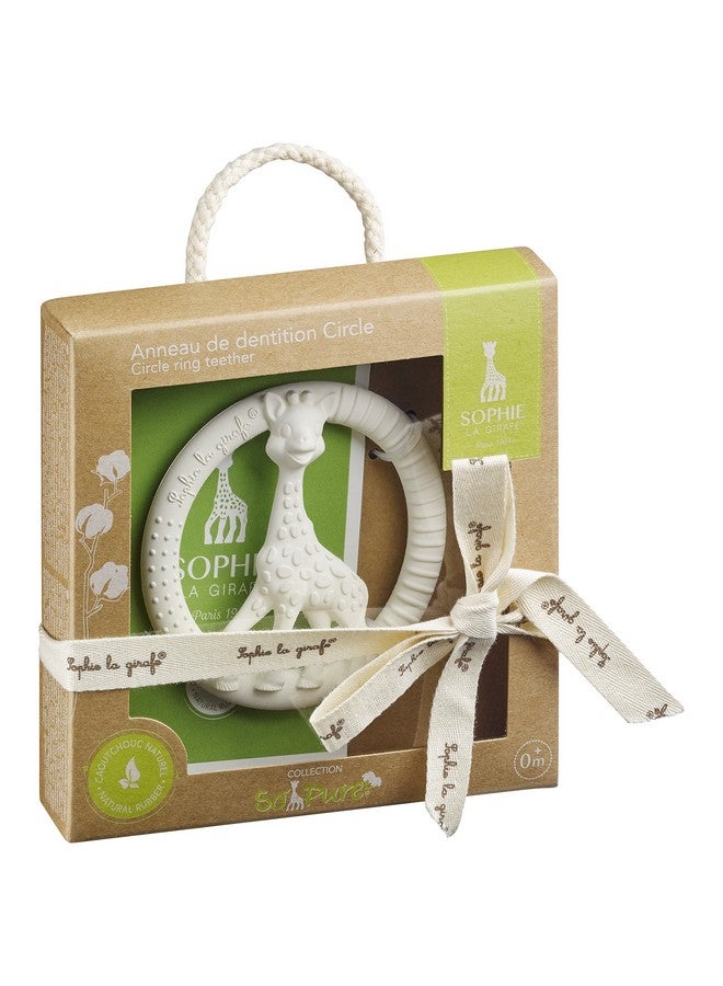 صوفي لا جيراف عضاضة أسنان دائرية من صوفي الزرافة | مصنوعة من المطاط الطبيعي | مصممة للأطفال في مرحلة التسنين | تُنشّط الحواس الخمس | سهلة التنظيف - Image 2