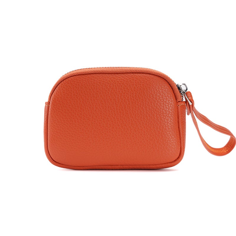 محفظة النساء الجديدة الصغيرة اللون النقي متعددة الاستخدامات محفظة العملة بسيطة وعصرية متعددة الوظائف حامل البطاقة بو الجلد الراقية - Image 4