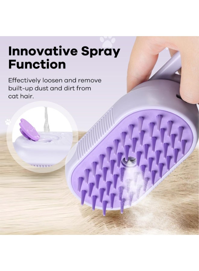 general Cat Steam Brush for Shedding, 4 in 1 Rechargeable Steam Brush for Cats and Dogs, Anti-Static, Massage, Cleaning, Shedding & Combing All In One! - Image 2
