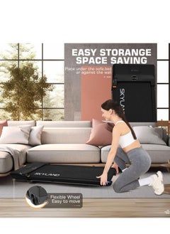 Sky Land Walking Pad, Ultra Slim Under Desk Treadmill, Quiet 2HP Motor, Portable Running Machine for Home & Office Use, LED Display, Remote Control, Shock Absorption, Space-Saving Design  - Image 4