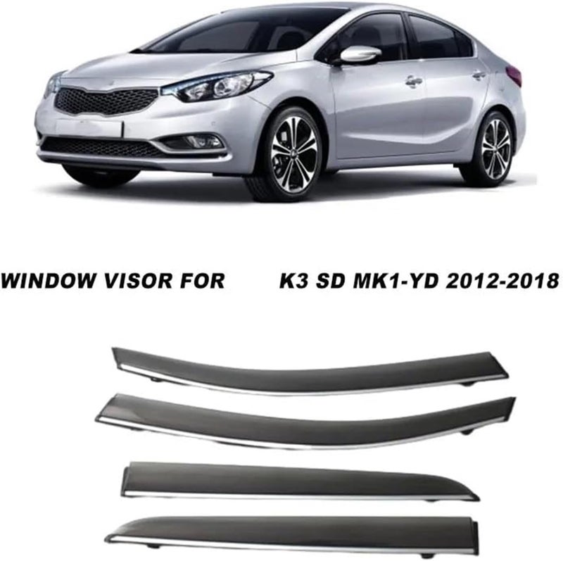 Wivplex Side Window Visors for Kia K3 SD MK1-YD - Image 3