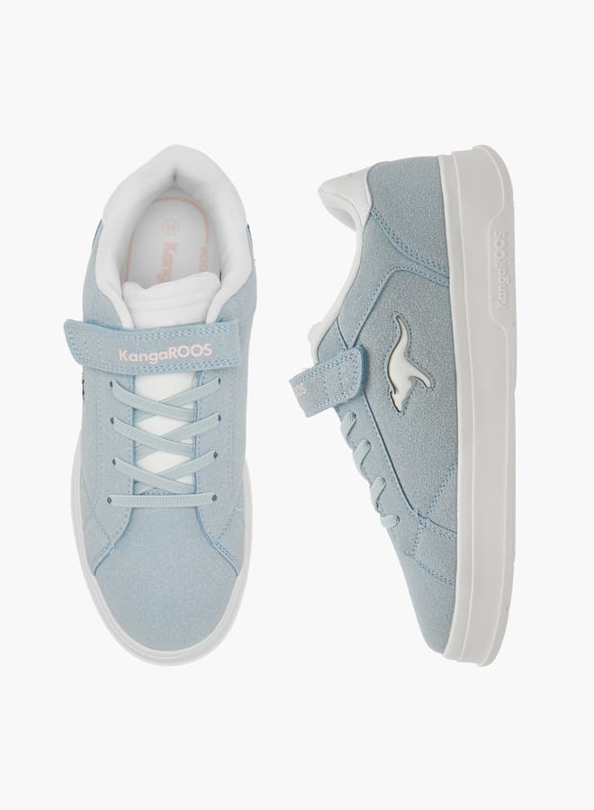 kangaROOS Women's Logo Detail Sports Shoes With Hook And Loop Closure - Image 1
