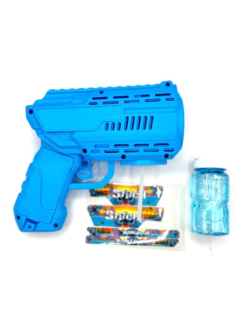 STITCH Automatic Bubble Maker Gun – Colorful Bubble Blower Toy with Multiple Nozzles, Easy Grip Handle, and Refillable Solution Tank – Outdoor Fun Toy for Kids, Parties, Birthdays, and Summer Play - Image 5