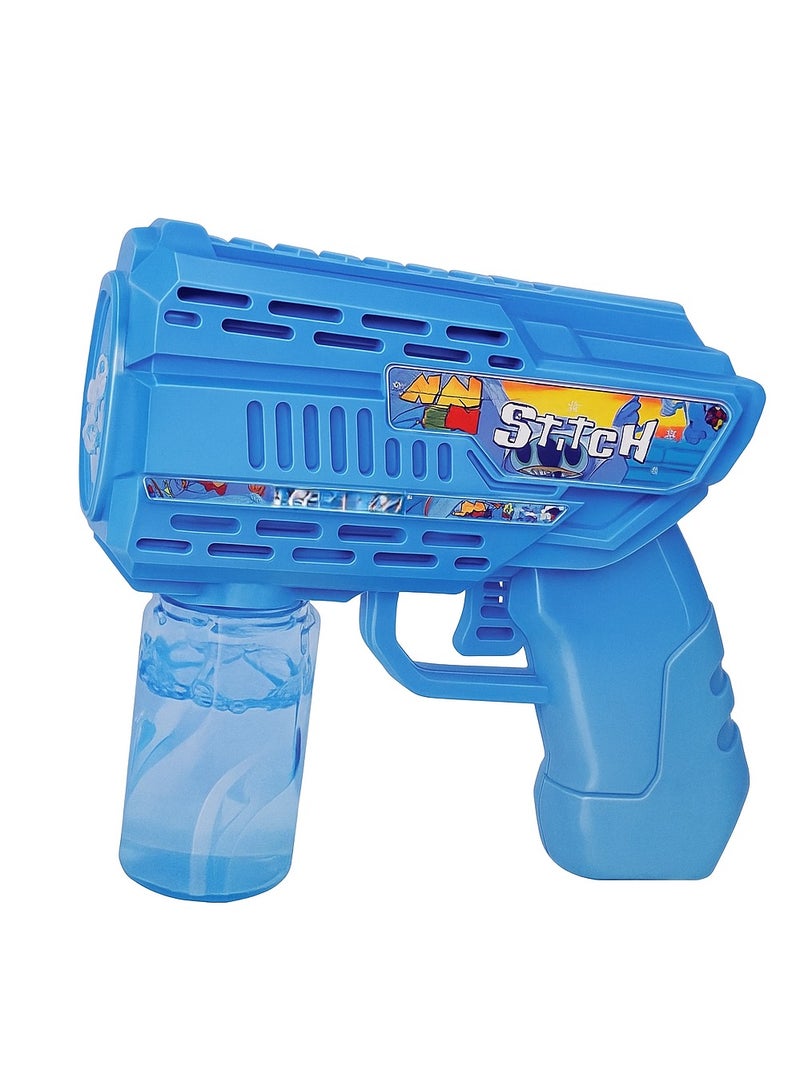 STITCH Automatic Bubble Maker Gun – Colorful Bubble Blower Toy with Multiple Nozzles, Easy Grip Handle, and Refillable Solution Tank – Outdoor Fun Toy for Kids, Parties, Birthdays, and Summer Play - Image 4