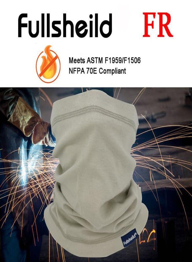 Fullsheild FR Flame Resistant Face Mask Full Cover Neck Gaiter Snood for Welding Hunting Army Military Working (LightKhaki, Onesize) - Image 3