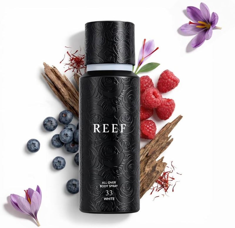 عطور ريف Reef 33 رذاذ الجسم الأبيض - 125 مل - Image 1