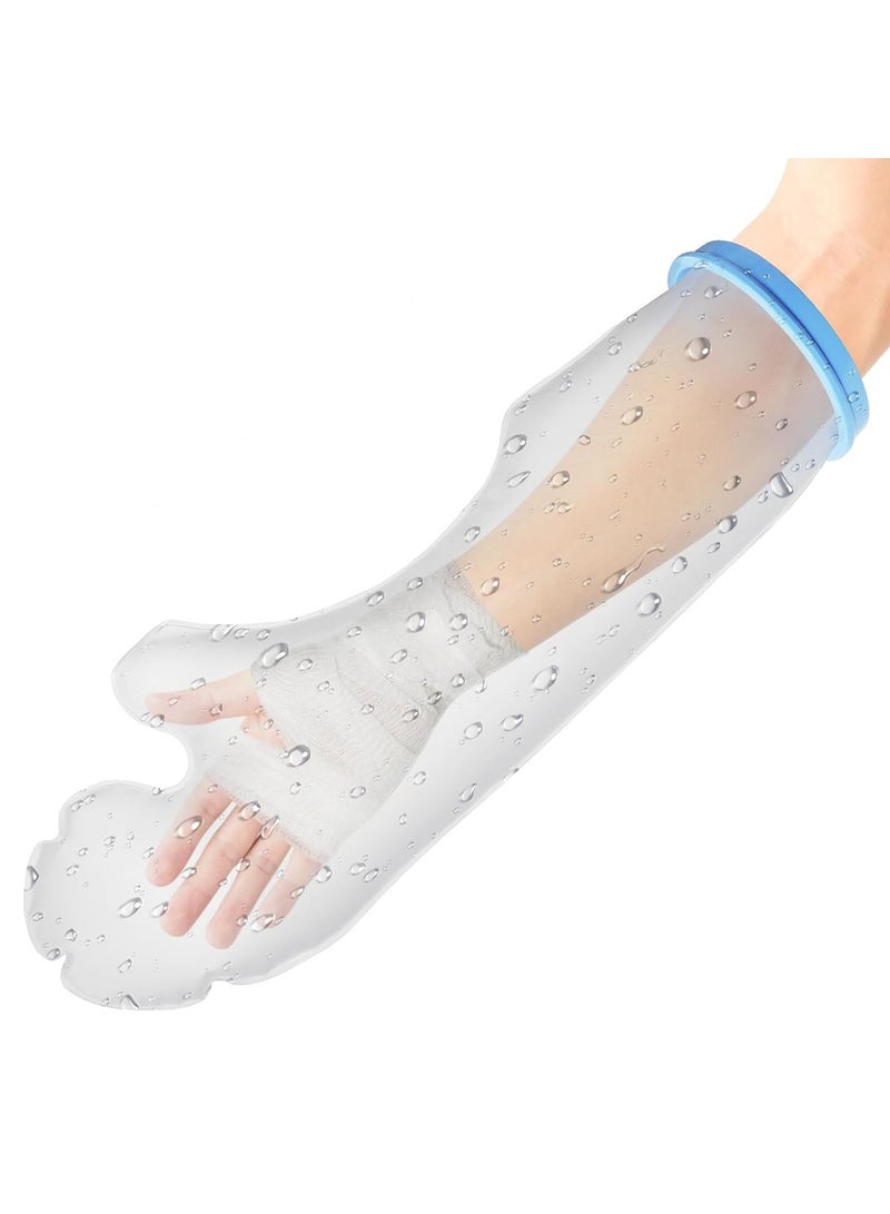 Relex Waterproof Arm Cast Cover for Adults, Shower Sleeve for Arm Cast, Watertight Arm Cast Protector for Showering After Surgery, Comfortable and Reusable Arm Cover with Watertight Seal - Image 1