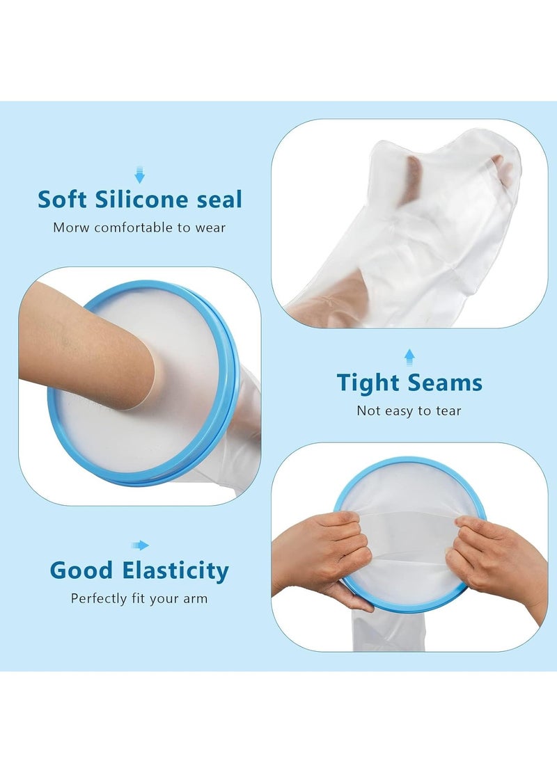 Relex Waterproof Arm Cast Cover for Adults, Shower Sleeve for Arm Cast, Watertight Arm Cast Protector for Showering After Surgery, Comfortable and Reusable Arm Cover with Watertight Seal - Image 3