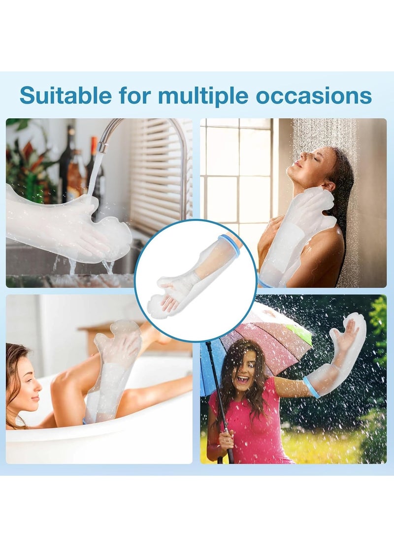 Relex Waterproof Arm Cast Cover for Adults, Shower Sleeve for Arm Cast, Watertight Arm Cast Protector for Showering After Surgery, Comfortable and Reusable Arm Cover with Watertight Seal - Image 4