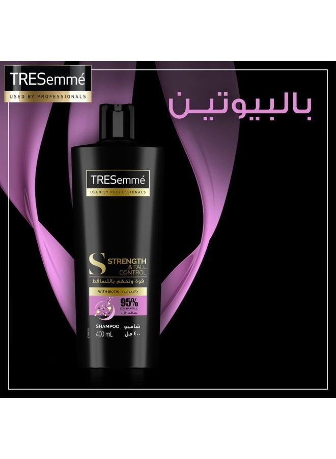 Tresemme TRESEmmé Strength and Fall Control Shampoo with Biotin for 3X Stronger Hair, 400ml - Image 3