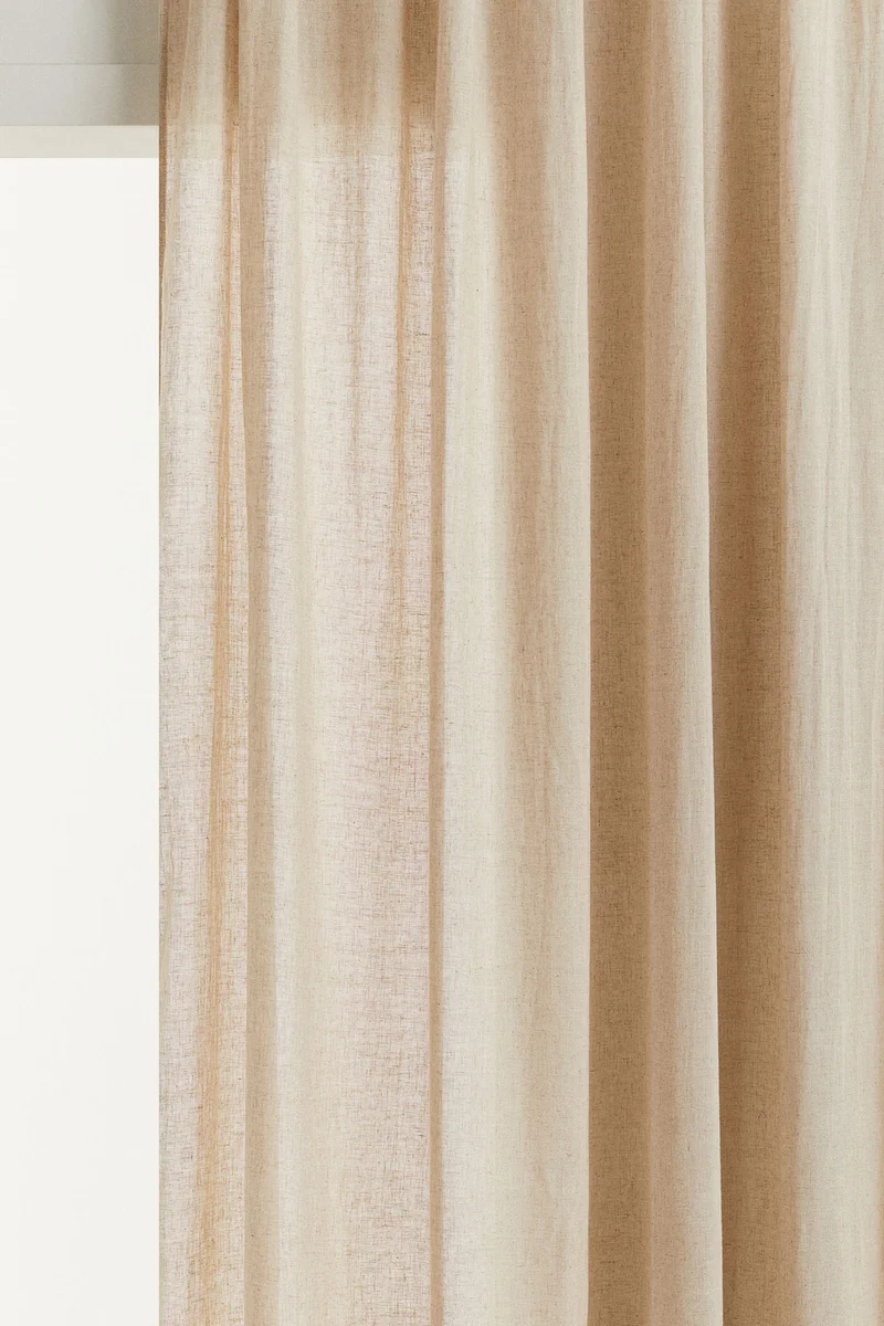 H&M 2-pack linen-blend curtain lengths