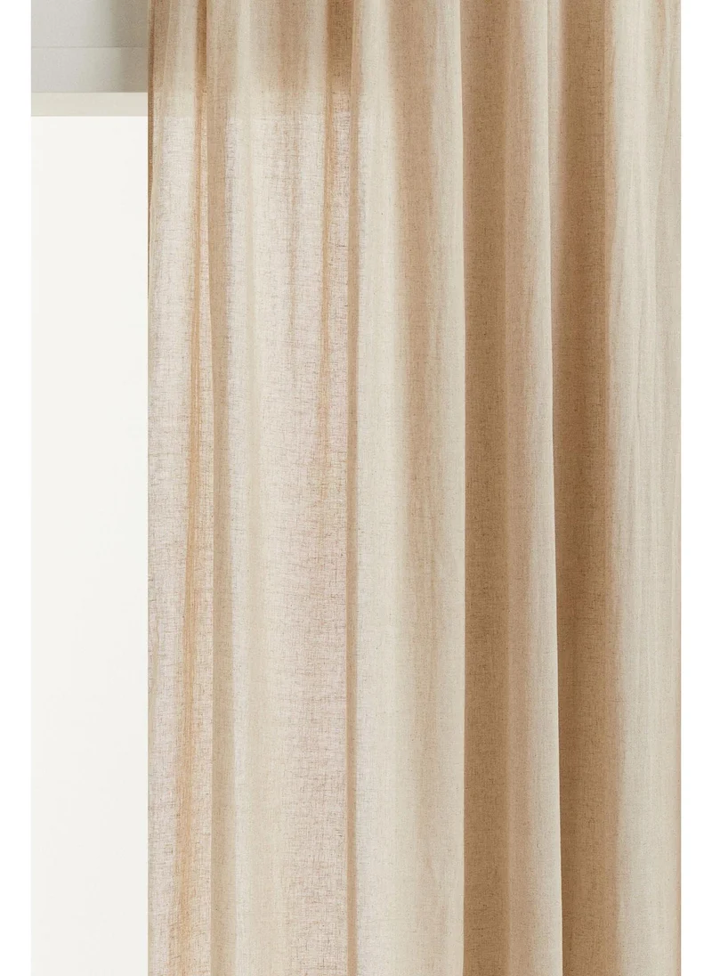اتش اند ام 2-pack linen-blend curtain lengths