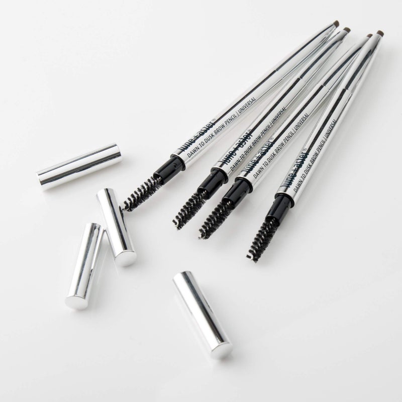 Lune+Aster Brow Pencil | Universal Eyebrow Pencil With Spoolie Brush. Longwear Formula. No Sharpening Required. Vegan & Gluten Free - Brown - Image 2