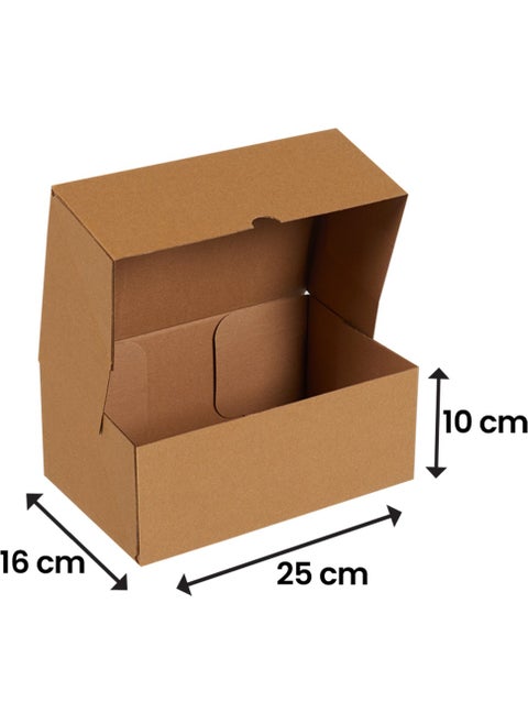 25x16x10-100 Pieces Cut Box - Internet and Shipping Box