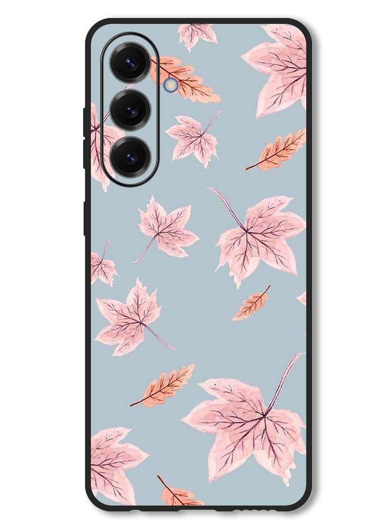 Theodor Case Compatible with Samsung Galaxy F56 6.74 Inch Protection Shockproof Bumper Cover Autum Leaves - Image 1