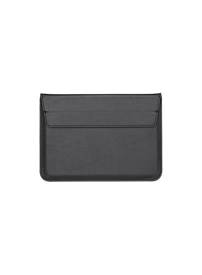 PROMASS Ultra-slim Case/Water-Resistant PU Leather w/Adjustable Stand 13.3 Inch Laptop Sleeve Case for MacBook Air 13-inch Retina/Pro 13" Notebook 13.3" Envelope Case Pouch Bag (Black) - Image 2