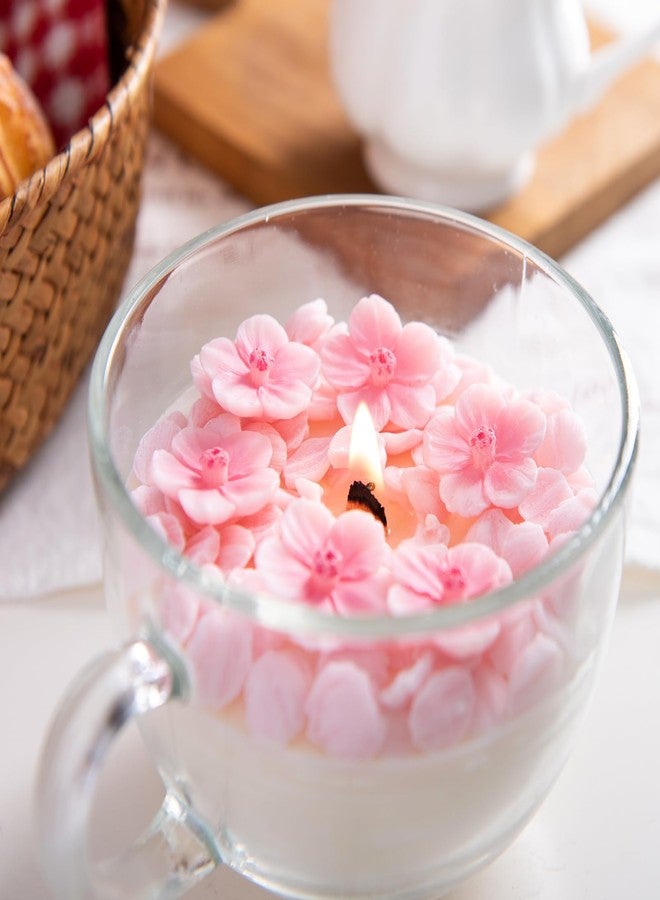 iLikePar Romantic Sakura Cup Scented Soy Candle for Birthday Gift Wedding Favor - Image 3