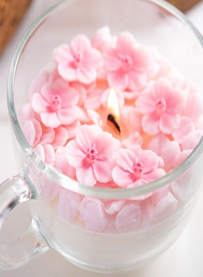 iLikePar Romantic Sakura Cup Scented Soy Candle for Birthday Gift Wedding Favor - Image 4