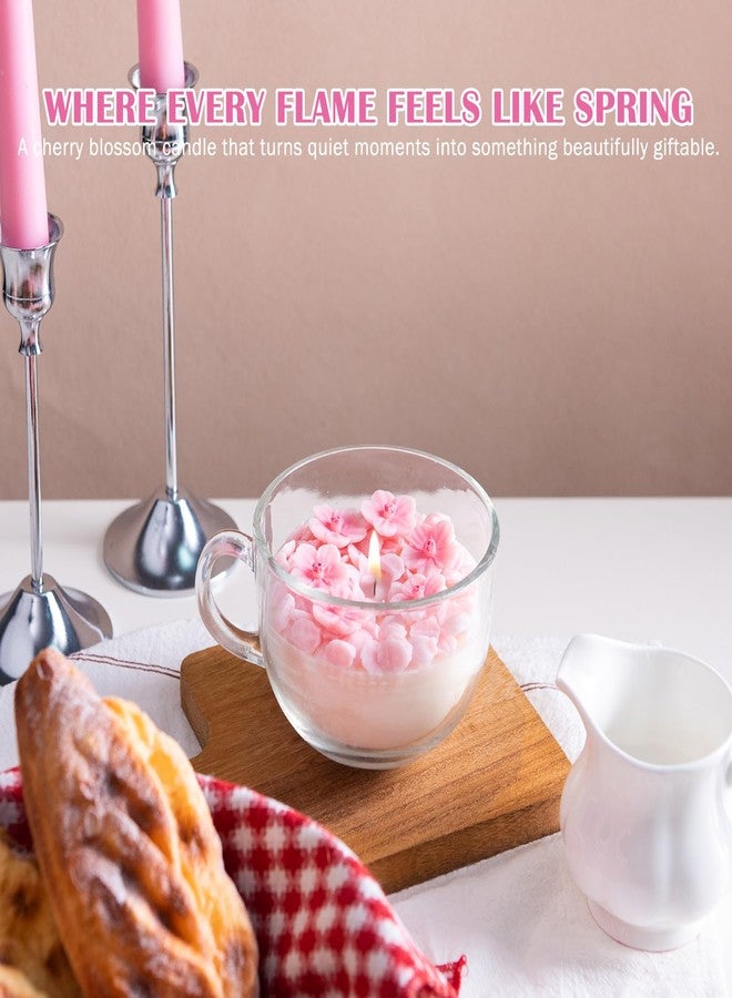 iLikePar Romantic Sakura Cup Scented Soy Candle for Birthday Gift Wedding Favor - Image 5