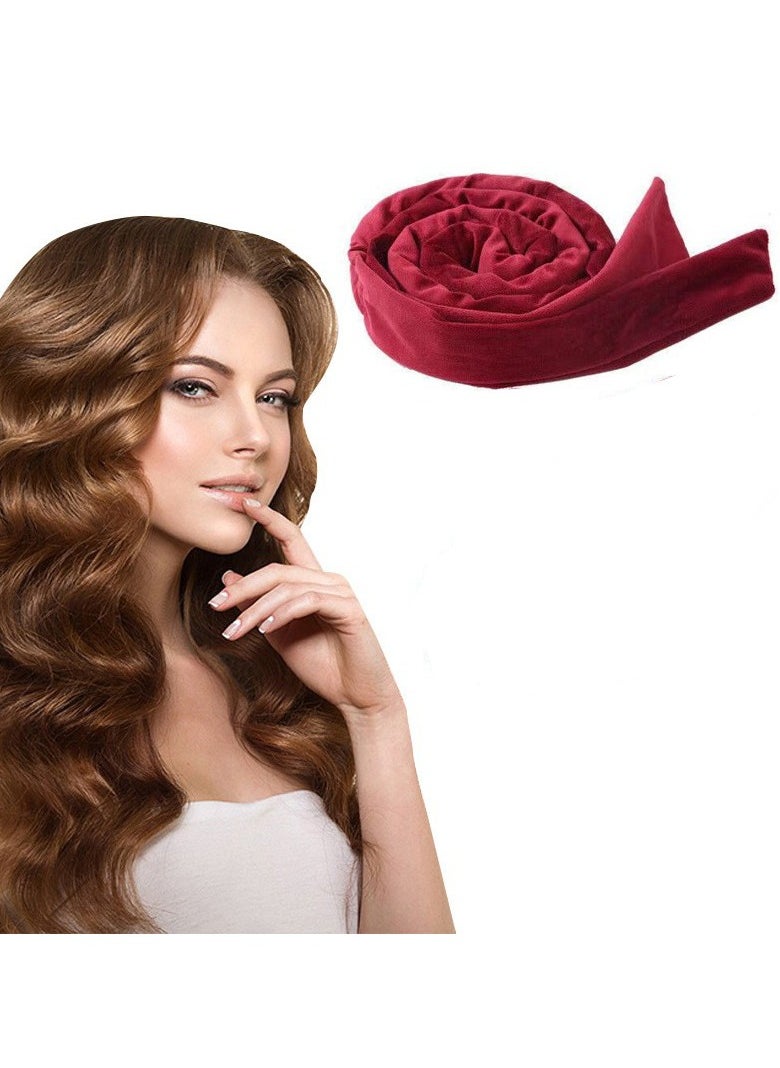Goolsky Heatless Curling Rod Headband, No Heat Curl Ribbon with Scrunchie, Sleeping Curls Ribbon Hair Rollers, Natural Soft Wave DIY Hair Rollers Styling Tool  - Image 2