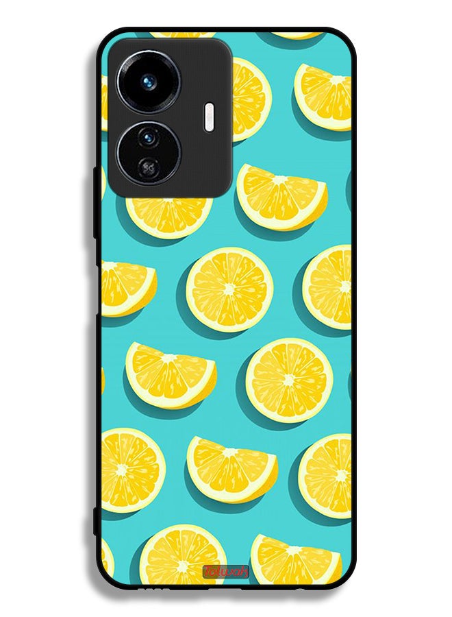 Tolwak Vivo Y77e 5G Protective Case Cover Pattern Of Oranges - Image 2