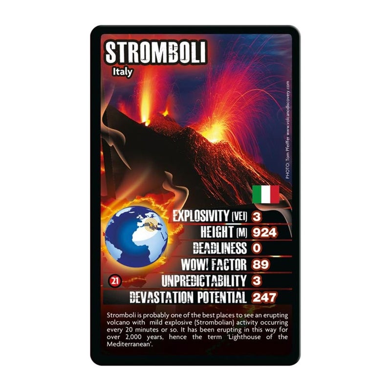 Top Trumps Volcanoes Top Trumps Card Game - Image 4