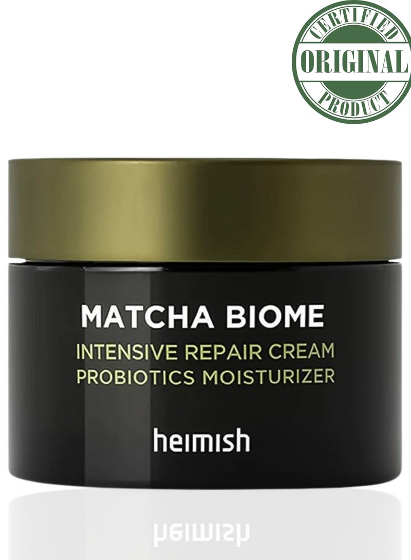 HEIMISH Matcha Biome Intensive Repair Cream 50ml - Deep Moisturizing and Repairing Cream with Antioxidant-Rich Matcha Extract - Image 1
