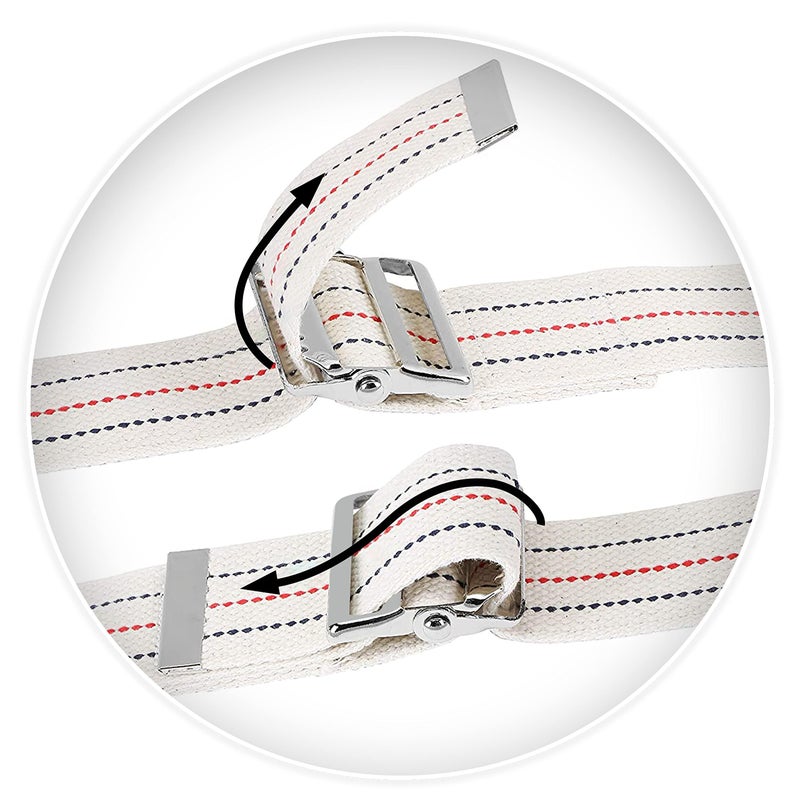 ASA TECHMED Gait Belts for Seniors, Belt to Lift Elderly Standing Assist Aid Quick Release Buckle for Caregivers, Nurses, Home Health Aides, Physical Therapists - 60" Beige - Image 5