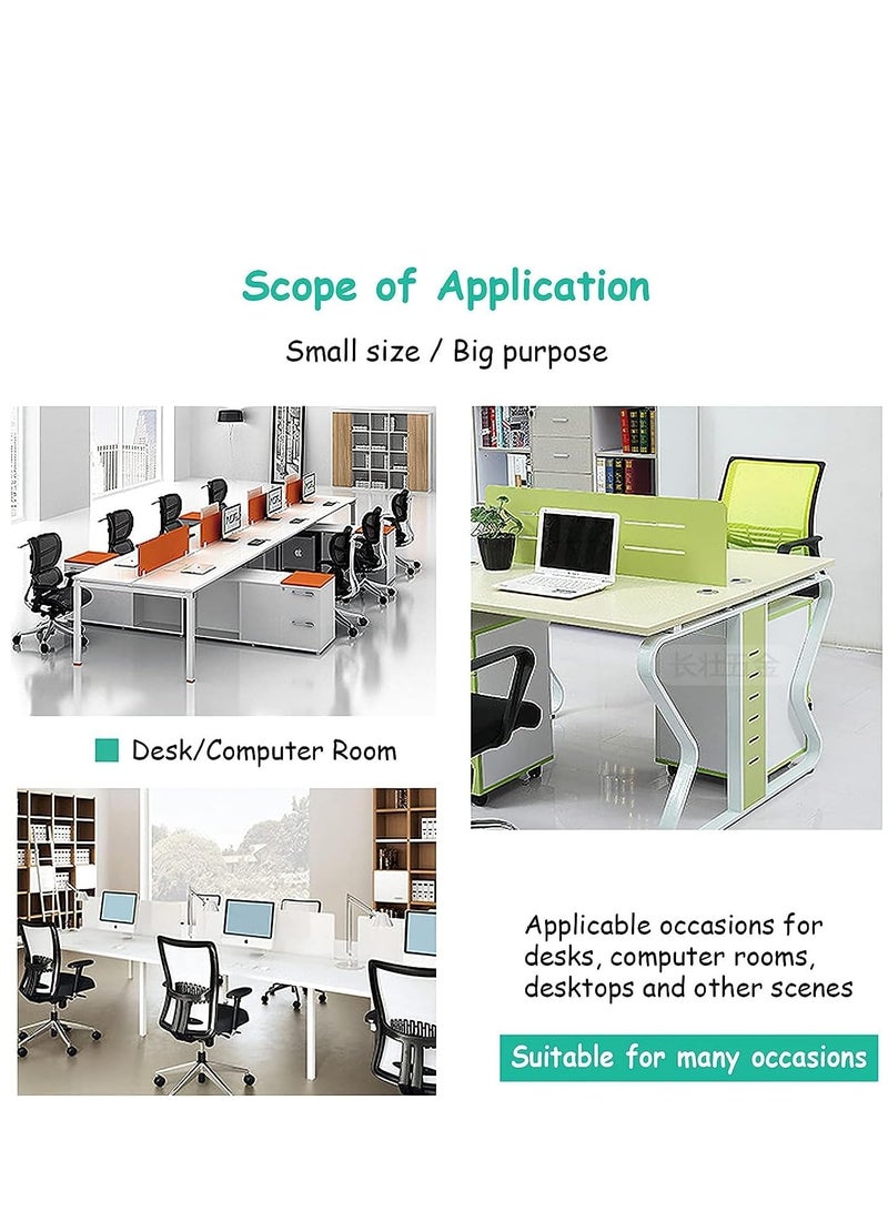 Barakah 10pcs Desk Grommet 60mm Desk Cable Grommet Desk Cable Hole Covers with Hole Saw Ideal Solution for Office and Home Table Cable - Image 2