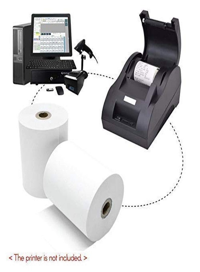 DRMS store DRMS 2 inch Thermal paper Roll 58mmx15 meter pack of 10 - Image 4