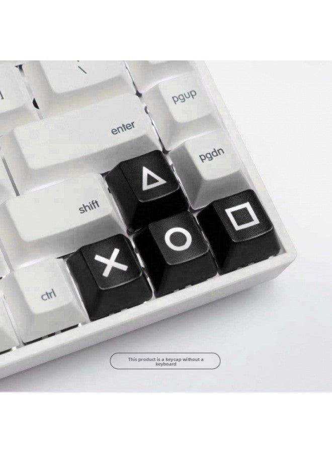 Personalized Mechanical Keyboard Key Cap Personalized Transparent Red Black Transparent Key Cap Single Keyboard Key Diy Generation Hair 