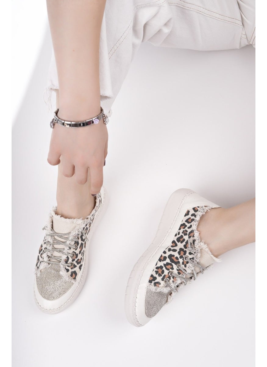 muggo Damsel Lace-Up Stoned Women's Casual Denim Sneaker Sports Shoes  - Image 4