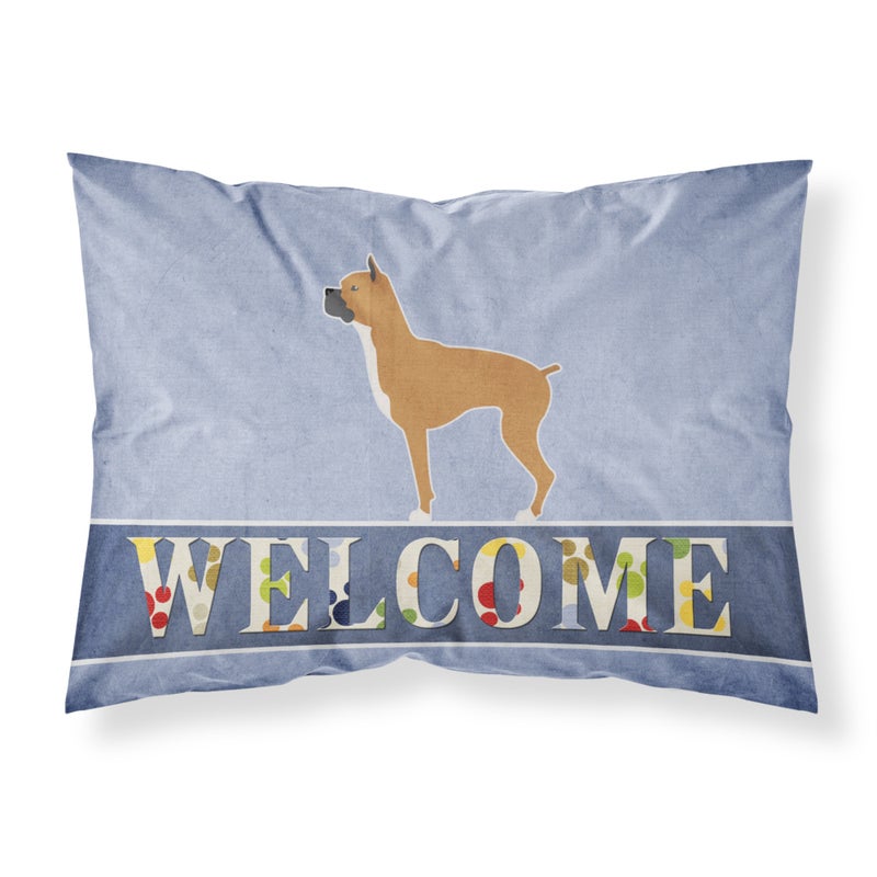 Caroline's Treasures ""Caroline's Treasures Boxer Welcome Pillowcase  Standard "" 