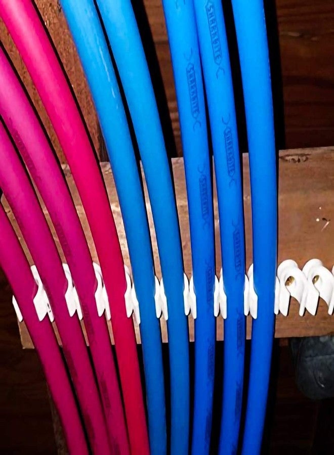 نوا ستور مشابك تثبيت أنابيب PEX مقاس بوصة واحدة من Noa Store (130 قطعة) | مشابك تثبيت أنابيب المياه البلاستيكية على شكل حرف U | مشابك تثبيت أنابيب PEX-AL-PEX Talon - Image 4