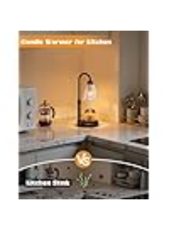 سوفام مصابيح تدفئة الشموع المزودة بأجهزة توقيت، وسخانات للشموع المعبأة في زجاجات قابلة للضبط، وسخانات ذهر الشموع القابلة للتعديل، وهدايا عيد ميلاد الأم، وهدايا إقامة جديدة، ومواد ديكور جديدة - Image 2