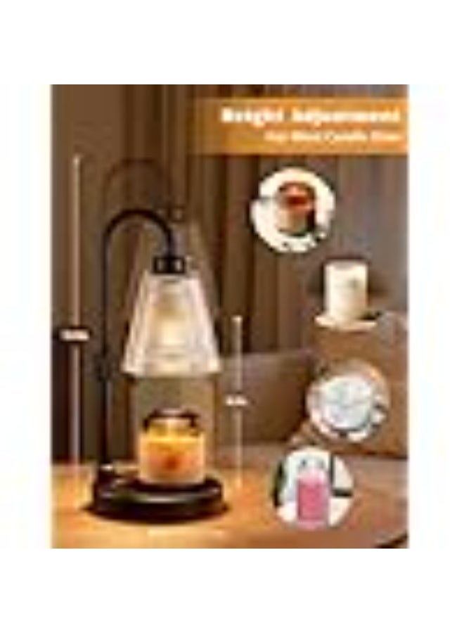 سوفام مصابيح تدفئة الشموع المزودة بأجهزة توقيت، وسخانات للشموع المعبأة في زجاجات قابلة للضبط، وسخانات ذهر الشموع القابلة للتعديل، وهدايا عيد ميلاد الأم، وهدايا إقامة جديدة، ومواد ديكور جديدة - Image 3