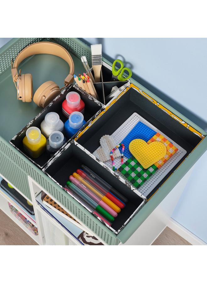 زبون صندوق، مجموعة من 4 قطع، منقوش/متعدد الألوان - Image 3