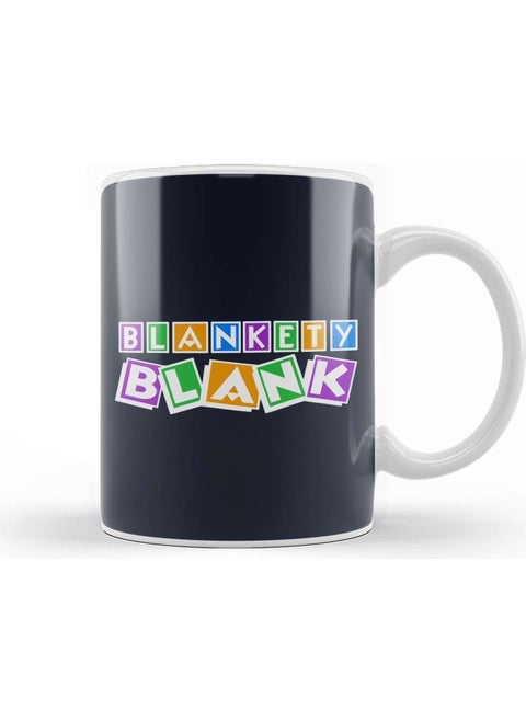 Print Shop Retro Blankety Blank Mug Porcelain
