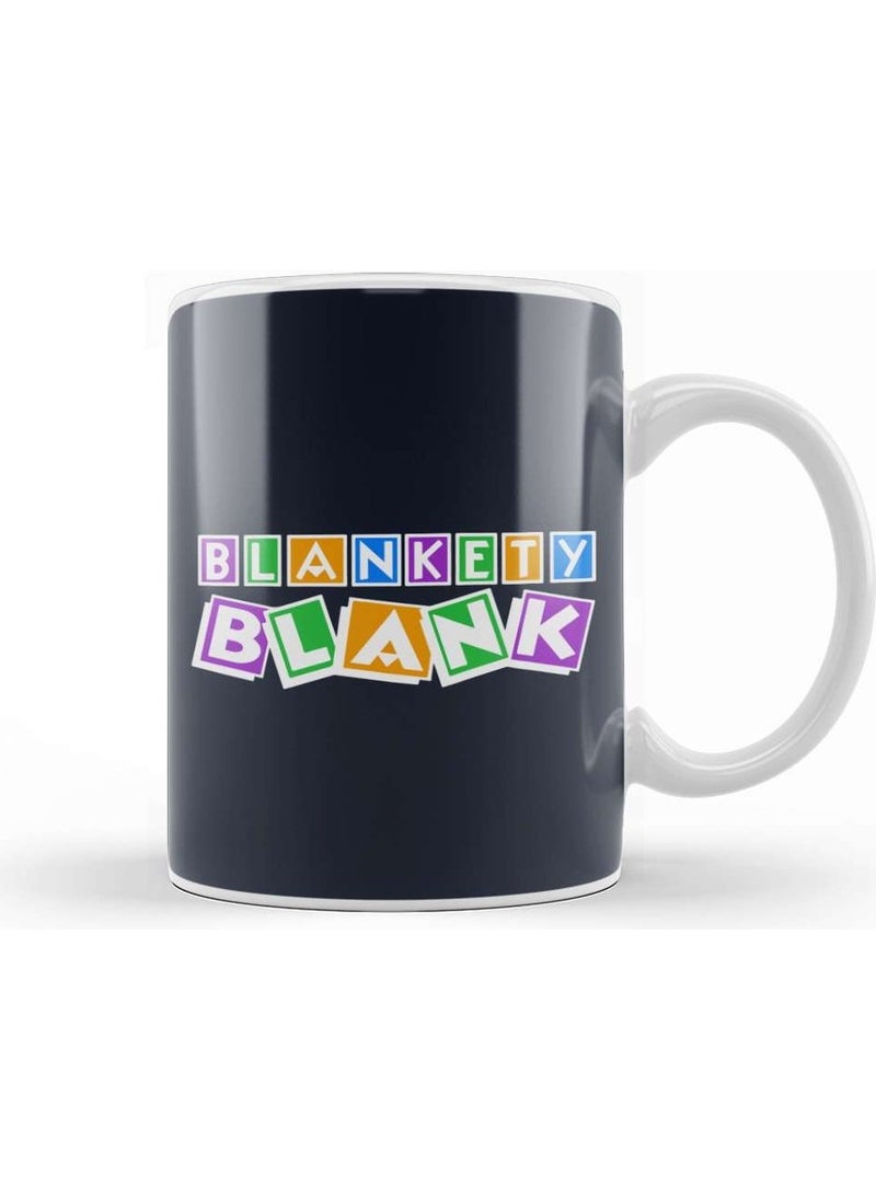 Print Shop Retro Blankety Blank Mug Porcelain